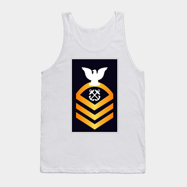 Navy - CPO - Blue - Gold without Txt Tank Top by twix123844